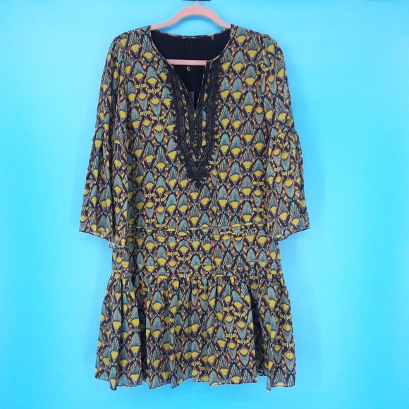 Kobi Halperin Silk A-Line Lulu Dress - Picture 1 of 16